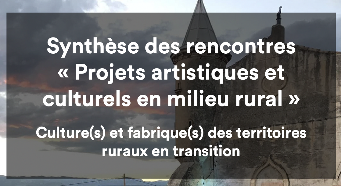 Lire la suite à propos de l’article Synthèse des rencontres : Projet artistiques et culturels en milieu rural