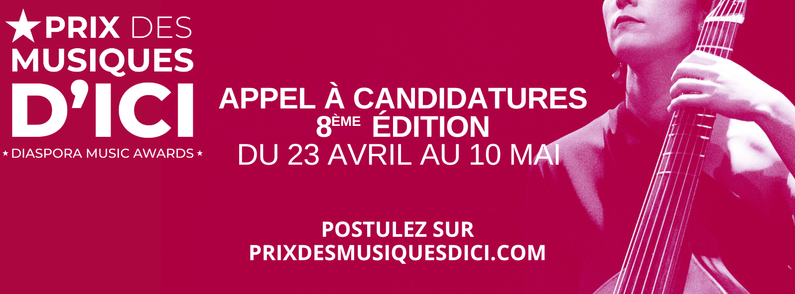 Lire la suite à propos de l’article Appel à candidatures – Prix des musiques d’ICI 2024