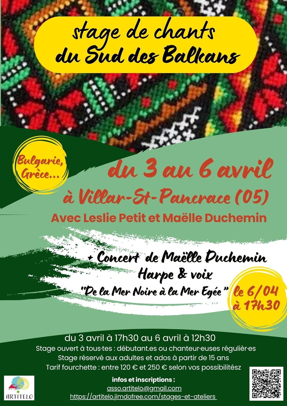 You are currently viewing Stages de chants du Sud des Balkans