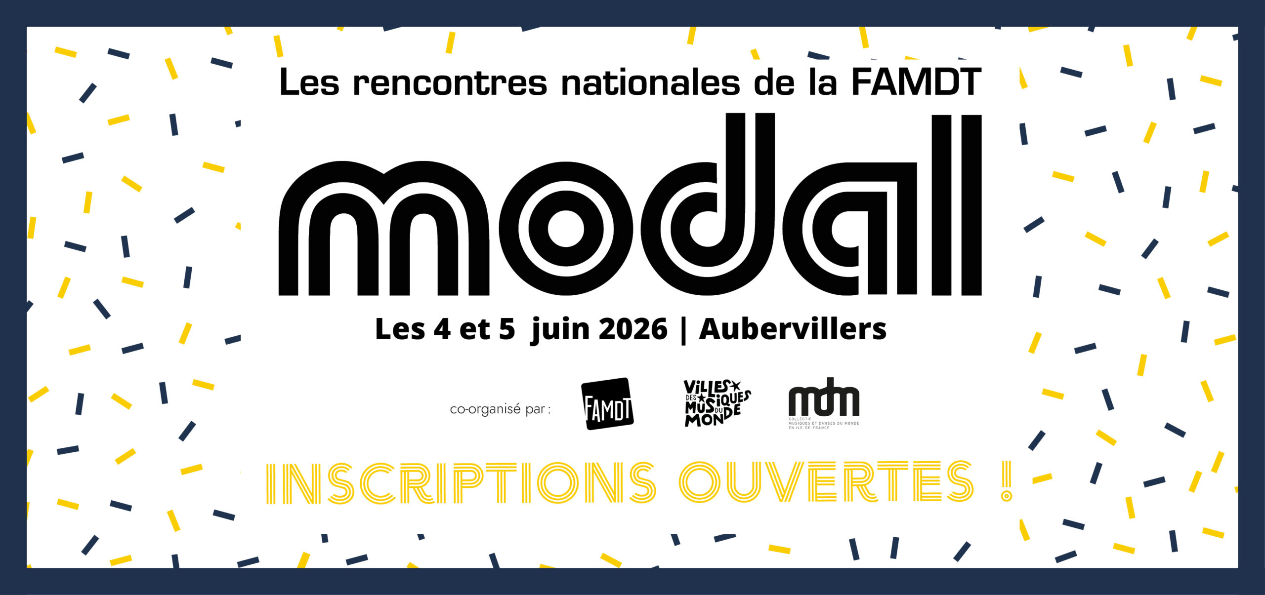You are currently viewing Modal – Les rencontres 2026 : inscriptions ouvertes !